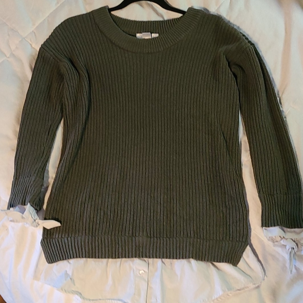 Motherhood Maternity Dual Layer Sweater